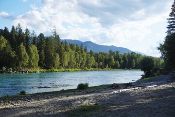 lake in the mountains