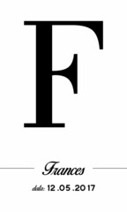 Black calligraphy alphabet name data - vector file, for greeting card, poster, framed wall picture, caligraphy vector font for printing