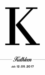 Black calligraphy alphabet name data - vector file, for greeting card, poster, framed wall picture, caligraphy vector font for printing