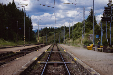 railway in the mountains