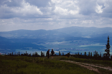 landscape of mountains