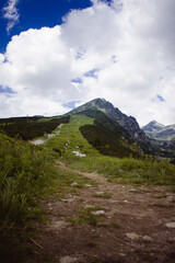 mountain road in the mountains