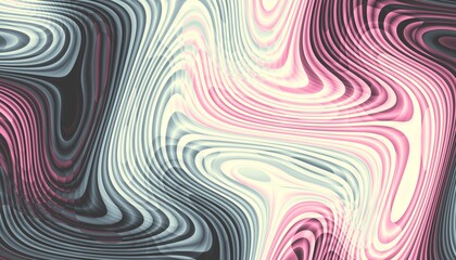 Fototapeta premium Wavy abstract futuristic background