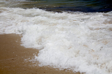 sea waves on the beach