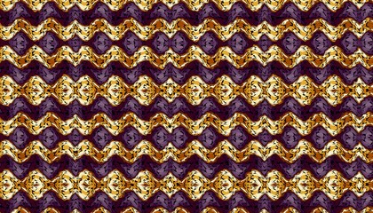 Abstract fractal pattern in afro style.