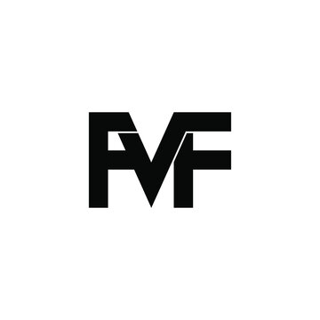 fvf initial letter monogram logo design