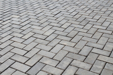 Clinker paving stones. Close-up. Background. Texture.