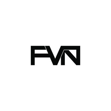 fvn letter initial monogram logo design