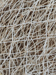 Close up of net. Texture of fishing net. Texture of net