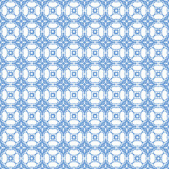 Fototapeta premium Abstract seamless pattern with various shapes. Geometric pattern for fabric. Textile background.