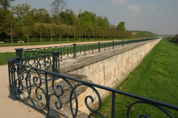 Saint-Germain-en-Laye, France - april 3 2017 : the great terrace