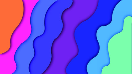 abstract background with waves