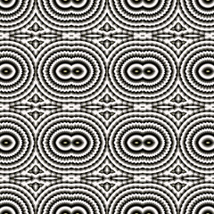 Abstract geometric mosaic seamless pattern. Kaleidoscopic background for trendy textiles. Design for fabric, wallpaper, paper, cover, weaving, packaging, tiles, ceramics.