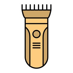 Vector Hair Clipper Filled Outline Icon Design