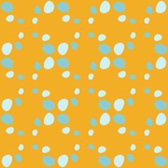 Rounded abstract seamless pattern - accent for any surfaces.