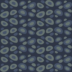 Rounded abstract seamless pattern - accent for any surfaces.