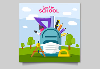 Back to School Social Media Post Design