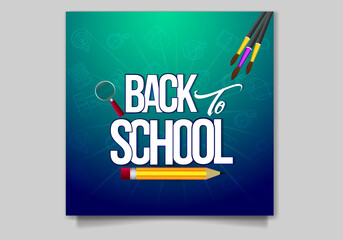 Back to School Social Media Post Design