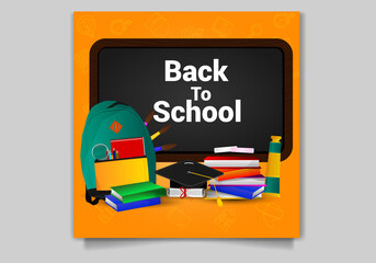 Back to School Social Media Post Design