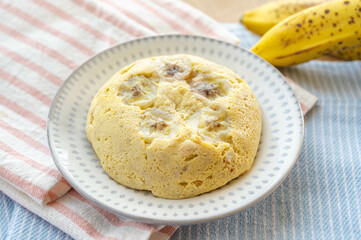 バナナのおから蒸しパン