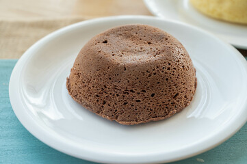 おから蒸しパン　ココア味