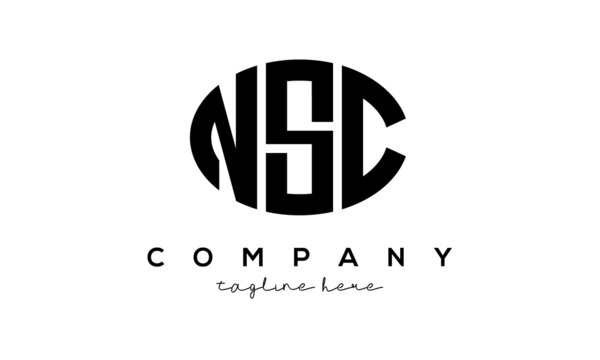 Premium Vector | Nsc letter logo design template elements vector  illustration