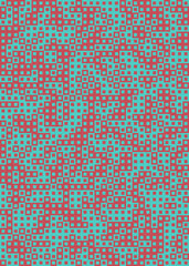 Abstract Geometric Pattern generative computational art illustration