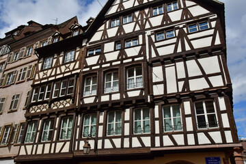 Strasbourg, France - august 28 2021 : picturesque city centre