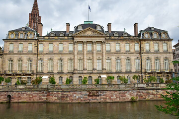 Fototapeta na wymiar Strasbourg, France - august 28 2021 : the Rohan palace