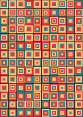 Abstract Geometric Pattern generative computational art illustration