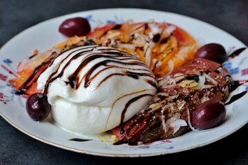 Entrée et tomates pour l'été.