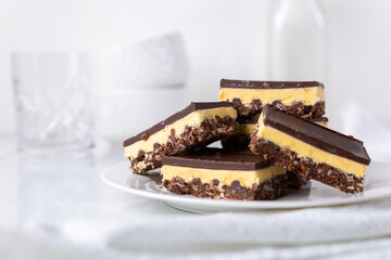 Nanaimo bars - a traditional Canadian dessert