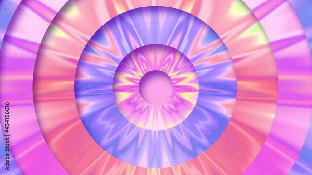Poster abstract gradient circles seamless looped animation background. holographic foil. glow gradient. sma