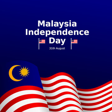 malaysia independence day vector illustration