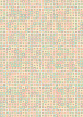 Abstract Geometric Pattern generative computational art illustration