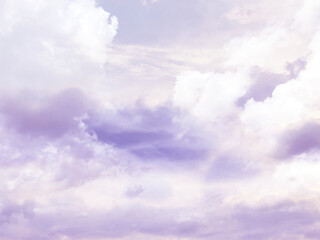 sky effect with many purple and white clouds, only clouds and a bit of sky