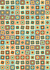 Abstract Geometric Pattern generative computational art illustration