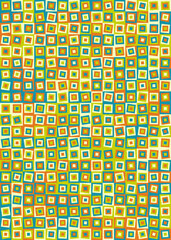 Abstract Geometric Pattern generative computational art illustration