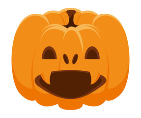 vampire halloween pumpkin