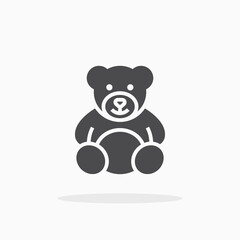 Teddy bear icon.
