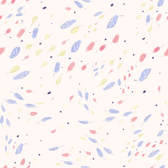 Autumn leaves. 
Seamless background.