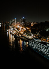 Obraz premium night view of the city