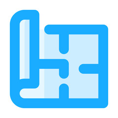 Home Plan icon illustration