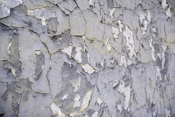 Chipped cement wall