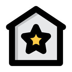 Luxury Home icon illustration