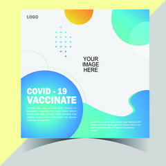 Creative Covid 19 Vaccination Social Media Post Design