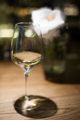 Glass of white wine