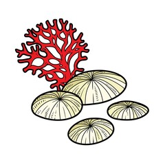 Marine facility for  color variation for coloring page isolated on white background