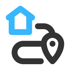Home Route icon illustration