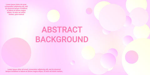 Background picture with balls for banner design.